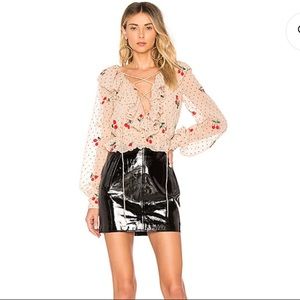 X by NBD nude cherry top